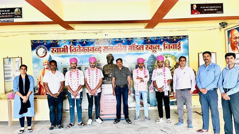 मॉडल स्कूल निवाई ने फिर मारी बाजी, पांच छात्रों का जेईई मैंस में हुआ चयन